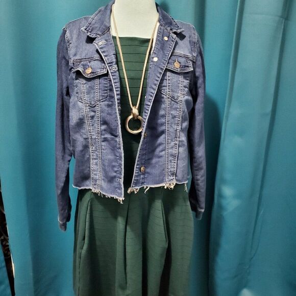 Halogen Dresses & Skirts - Halogen  Fit & Flare Stretchy Compression swing dress  XL Kelly Green